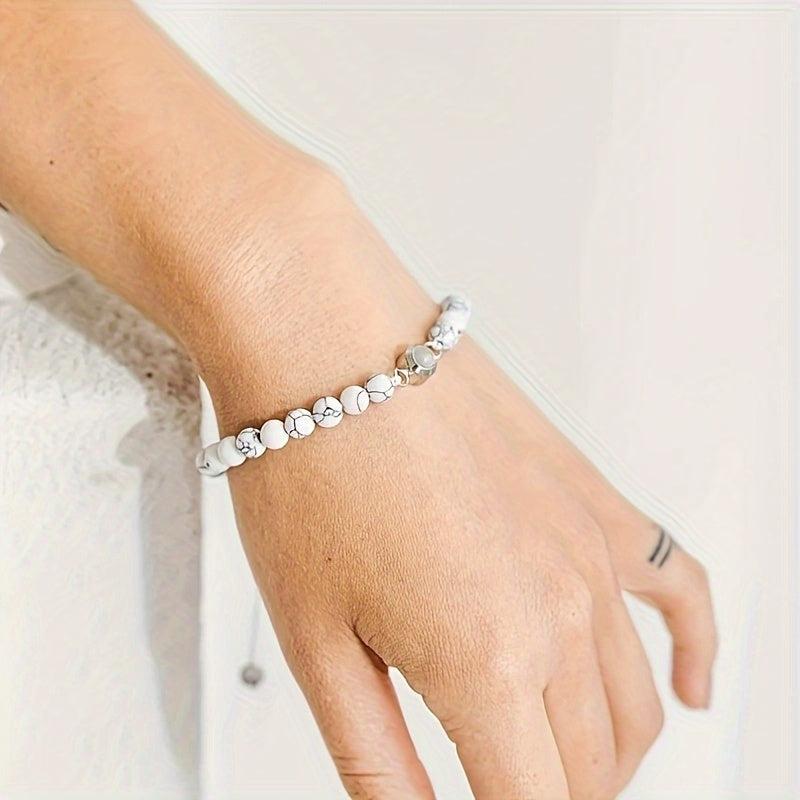 Hochwertiges Perlen-Fotoarmband