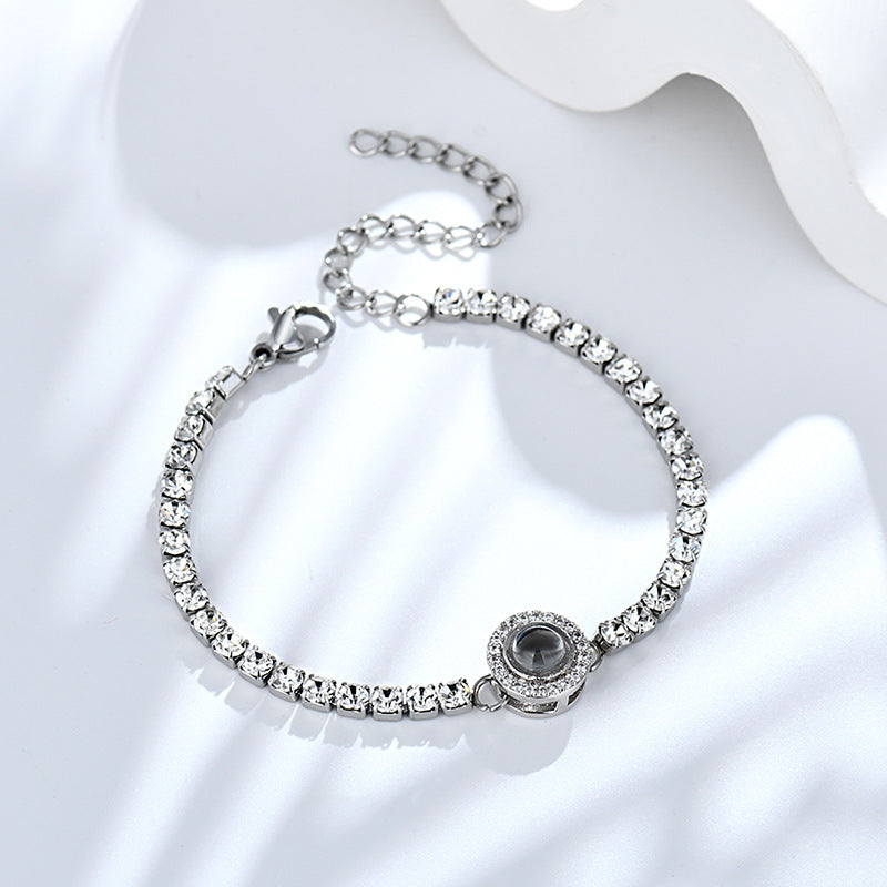 Luxury Eisbeschichtetes Bildarmband