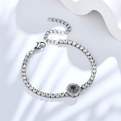 Luxury Eisbeschichtetes Bildarmband