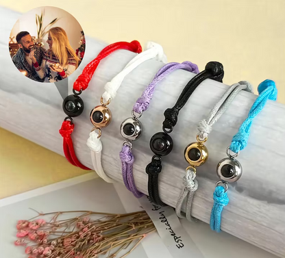 Personalisiertes Fotoarmband aus Selina Edelstahl