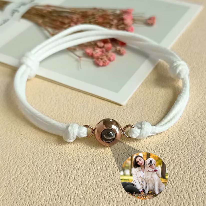 Personalisiertes Fotoarmband aus Selina Edelstahl