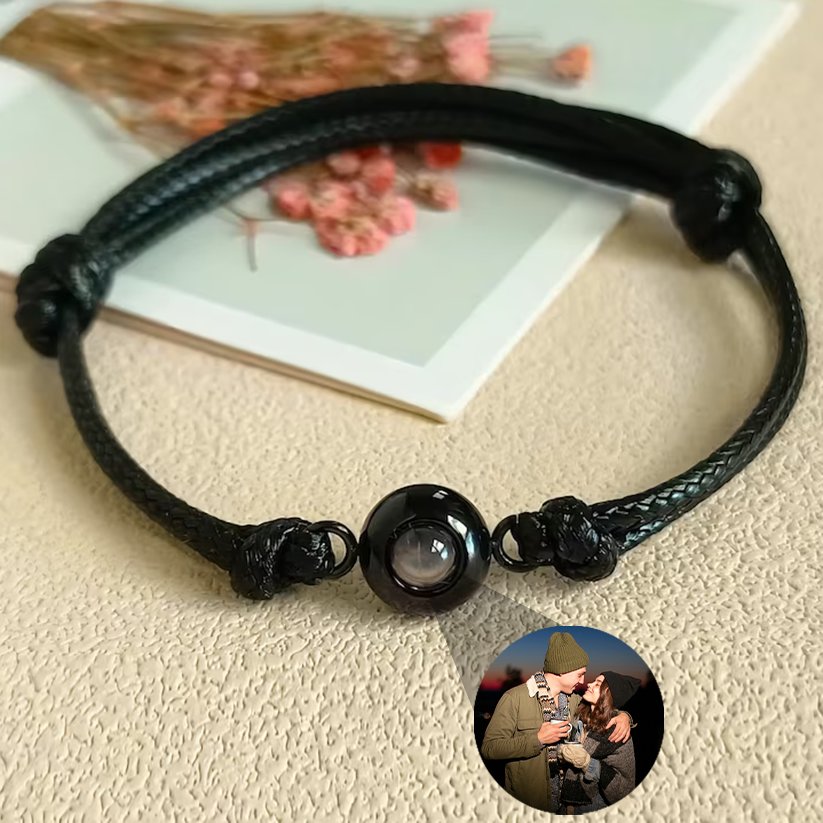 Personalisiertes Fotoarmband aus Selina Edelstahl