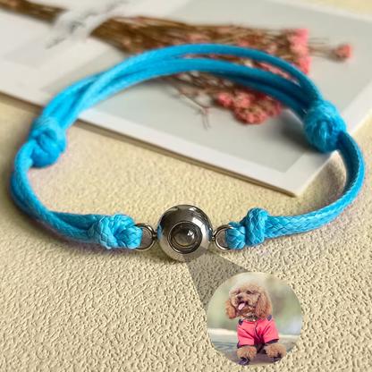 Personalisiertes Fotoarmband aus Selina Edelstahl