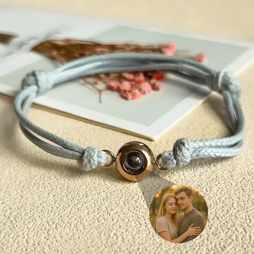 Personalisiertes Fotoarmband aus Selina Edelstahl