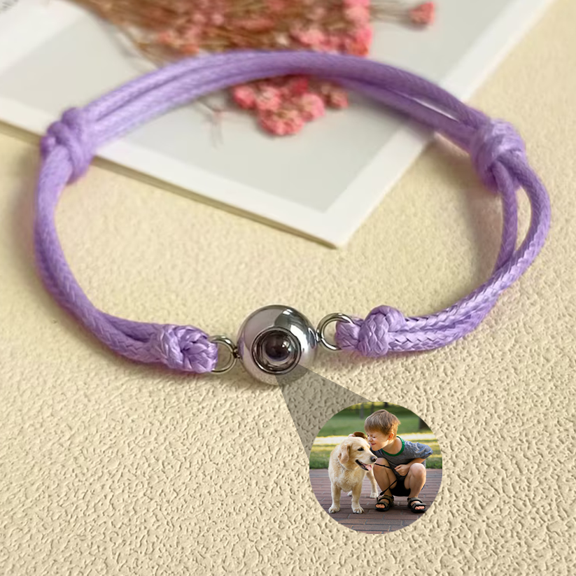 Personalisiertes Fotoarmband aus Selina Edelstahl