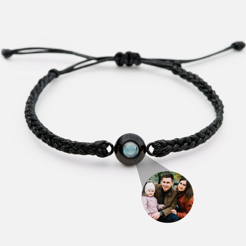 Emotionaler Moment mit Personalisiertes Fotoarmband mit Ihrem eigenen Bild (Test)