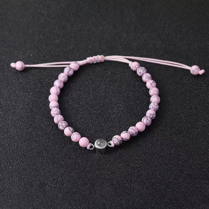 Hochwertiges Perlen-Fotoarmband