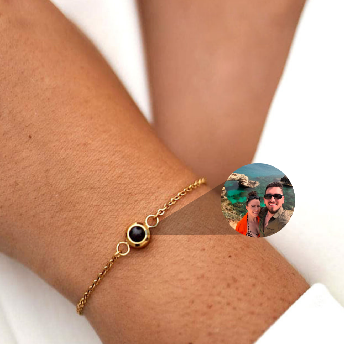 Personalisiertes Fotoarmband mit eigenem Foto