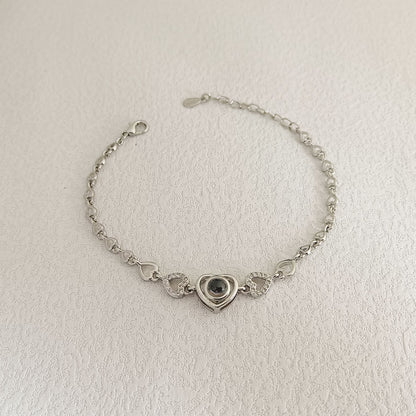 Herz-Armband mit Foto-Projektion – Erinnerungsarmban