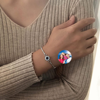 Diamond Heart – Personalisiertes Foto projektion armband