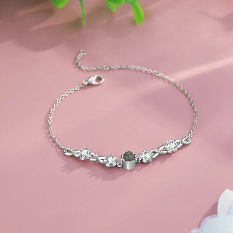 Personalisiertes Blumenarmband - SELINA